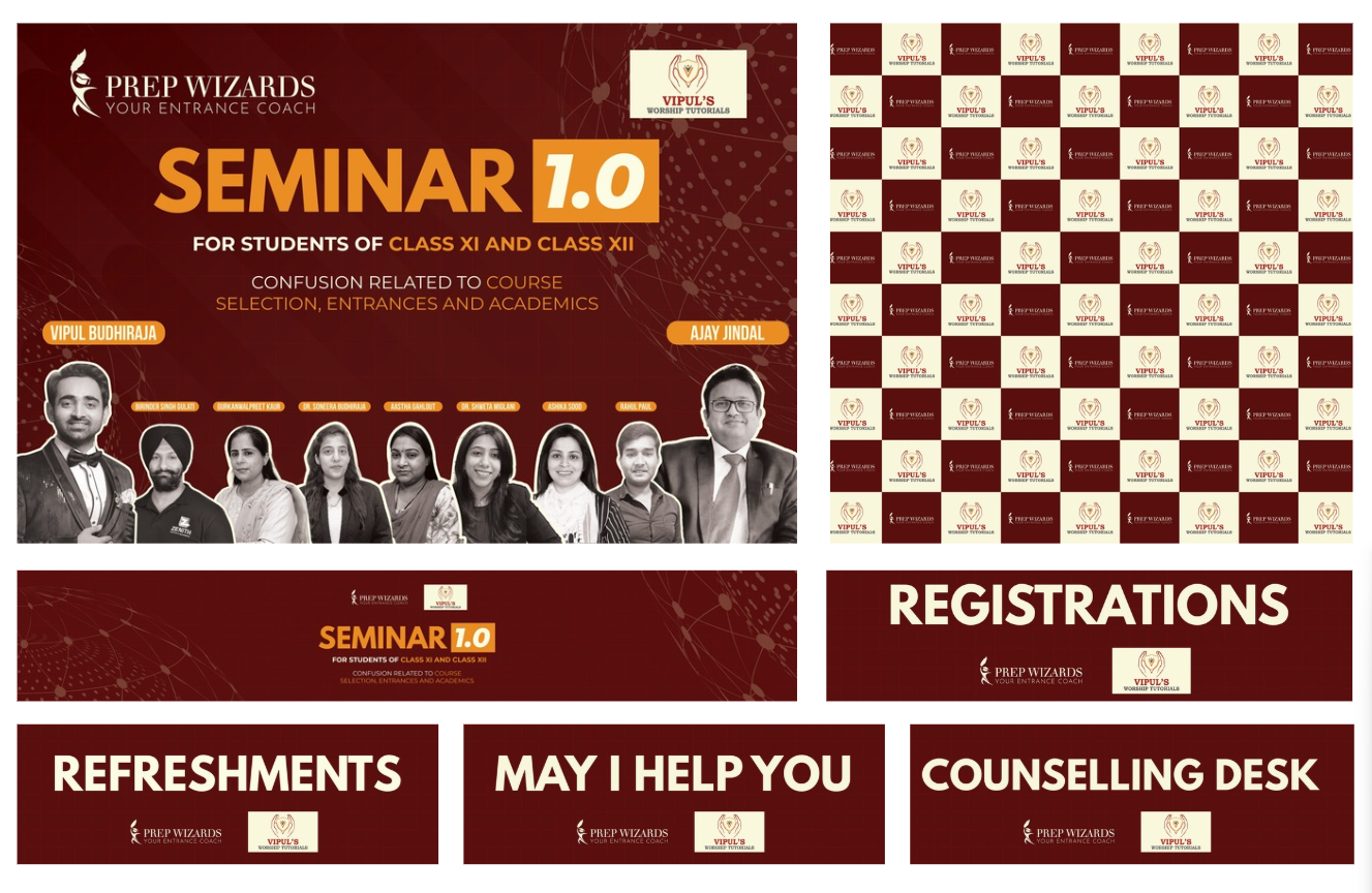 Prep Wizards Seminar 1.0 campaign branding